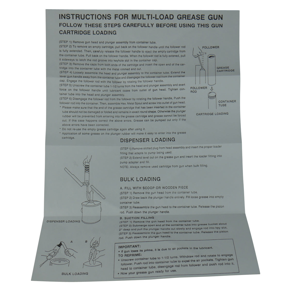 Grease Gun 500cc Lever Type