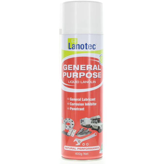 Lanotec General Purpose Liquid Lanolin 400g Aerosol