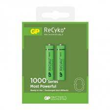 GP Recyko Batteries NIMH AAA Rechargeable 1.2V 2Pk