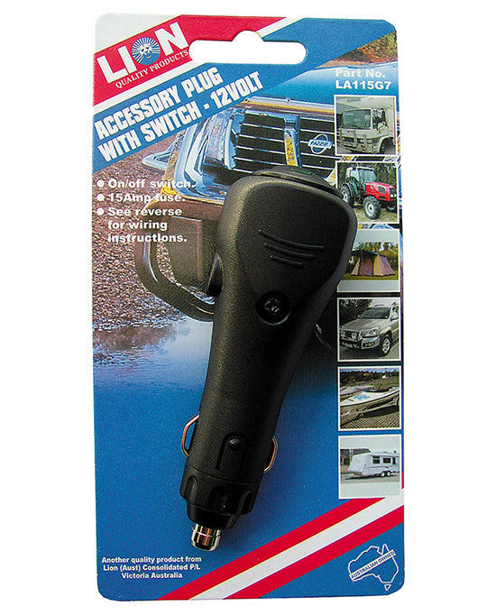 Lion Small Merit Style Plug 12V 20A
