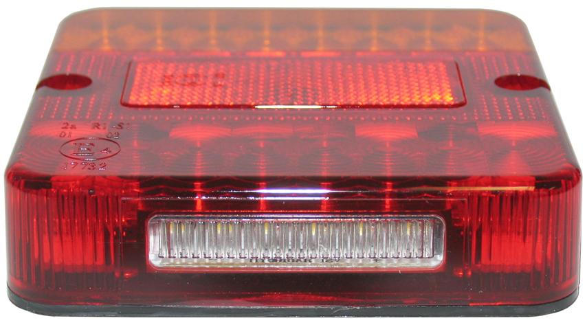 LED Trailer Light 12V 3 In 1 with Number Plate Light