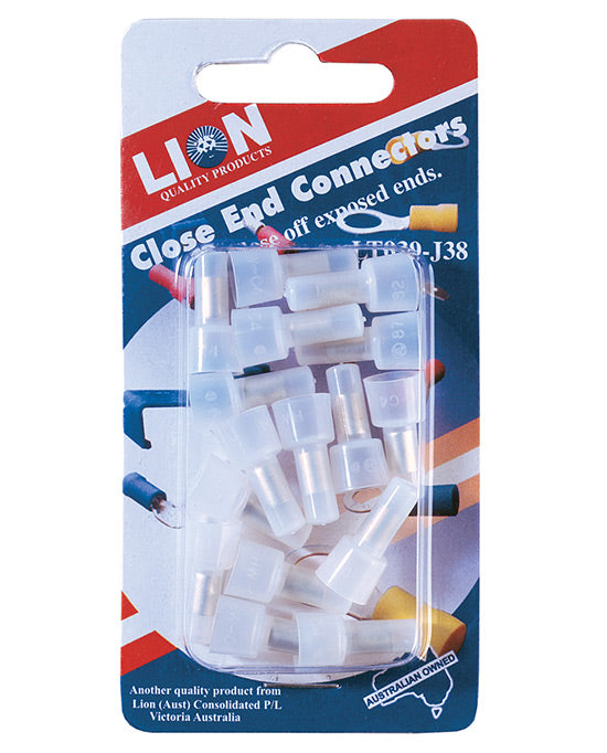 Lion Close End Connectors 16pc