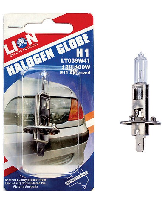 Lion Quartz Halogen Globe H1 12V 100W 1pc