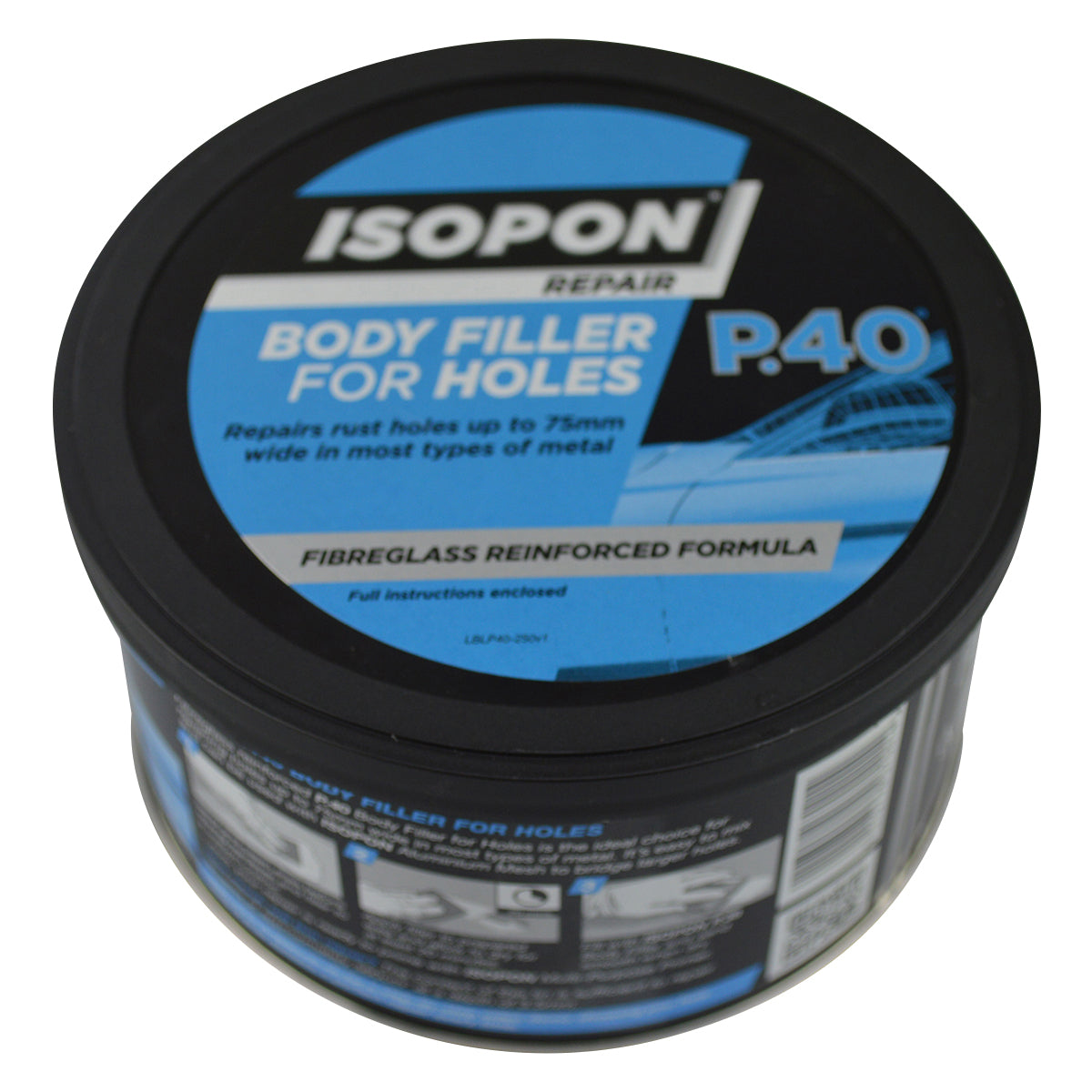 Fibreglass Body Filler Isopon 250mL