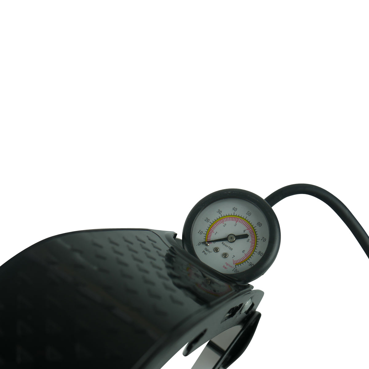 Foot Pump Single Barrel & Gauge