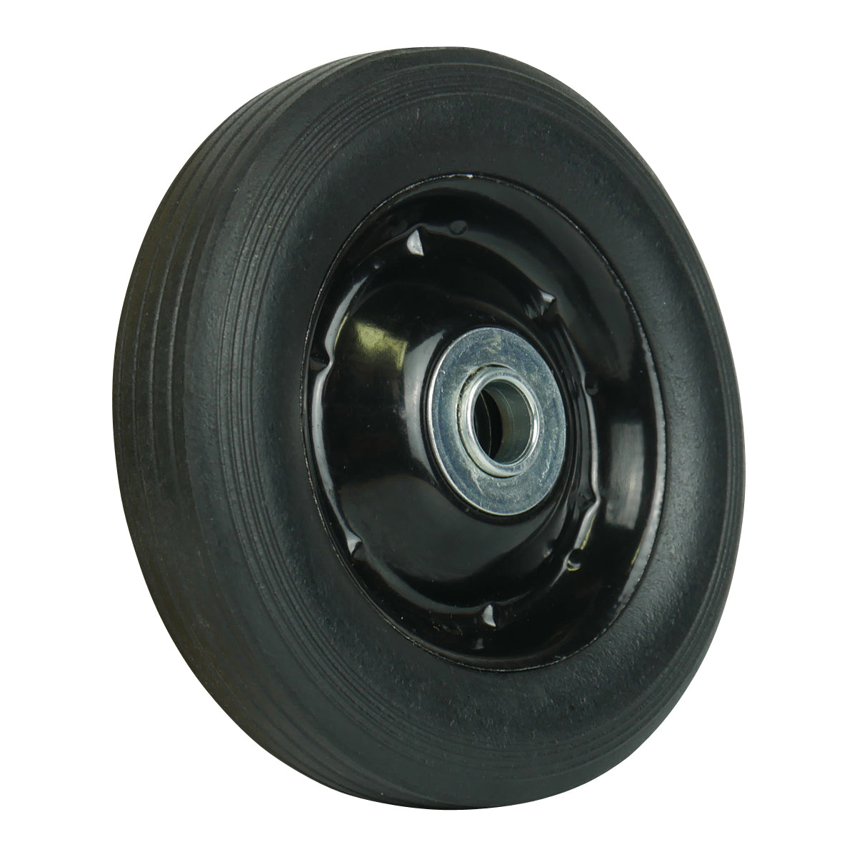 Test Solid Rubber NO Flat Wheels With Metal Rims - Various Sizes (Copy)