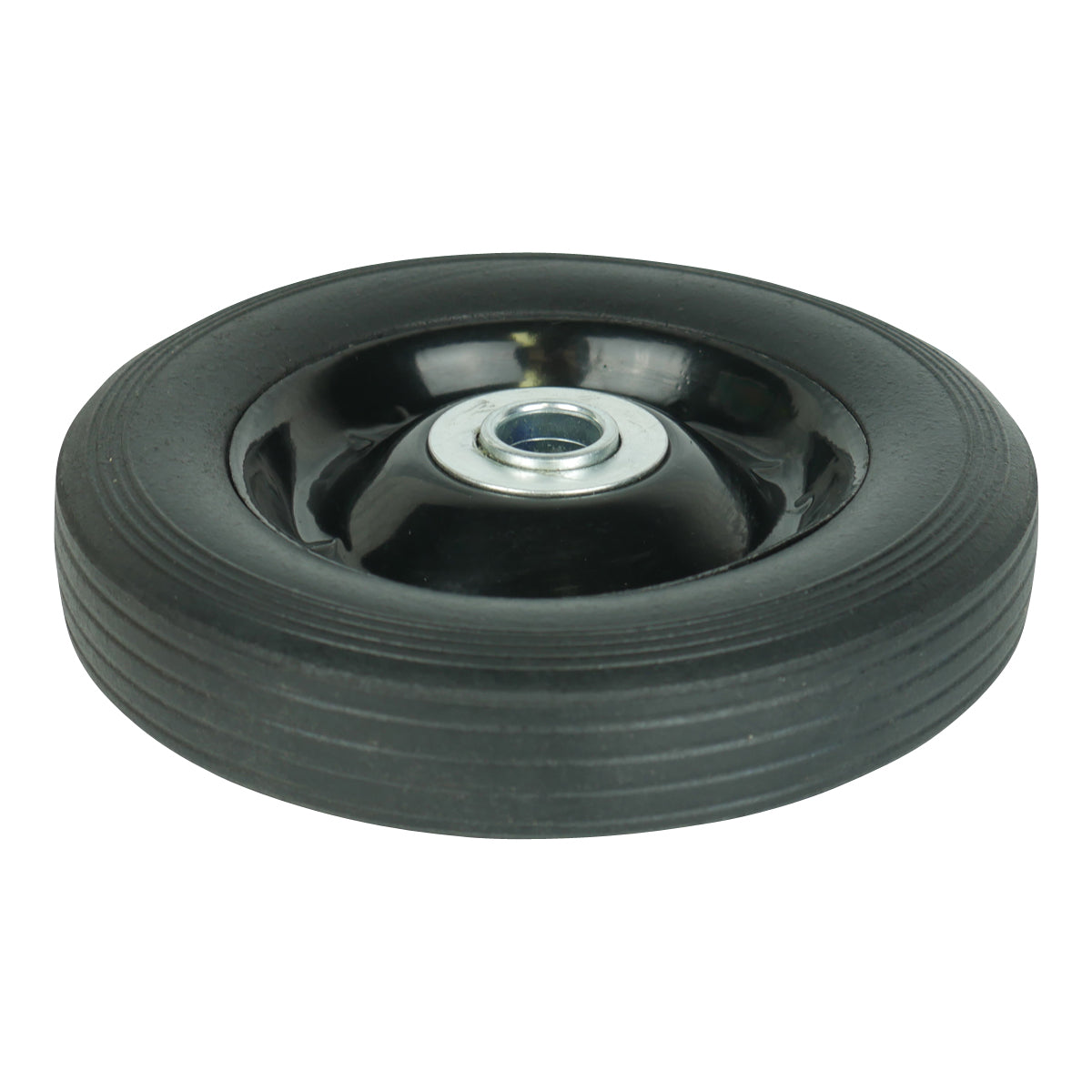 Test Solid Rubber NO Flat Wheels With Metal Rims - Various Sizes (Copy)