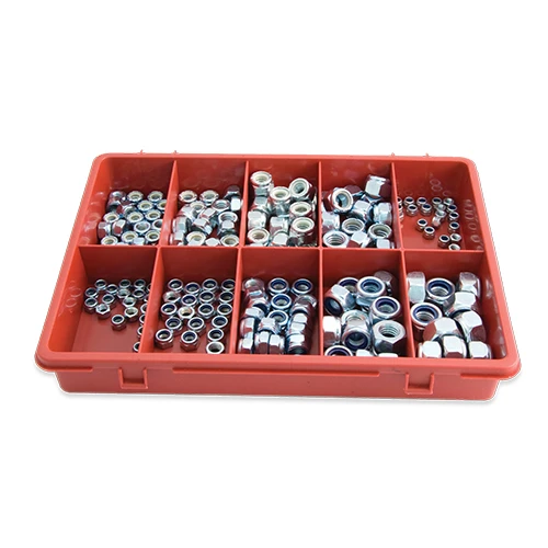 Jamec Pem Nylon Self Locking Nuts Assortment 180 Piece 102.145