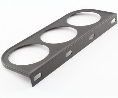 Speco Gauge Meter Triple Black Panel