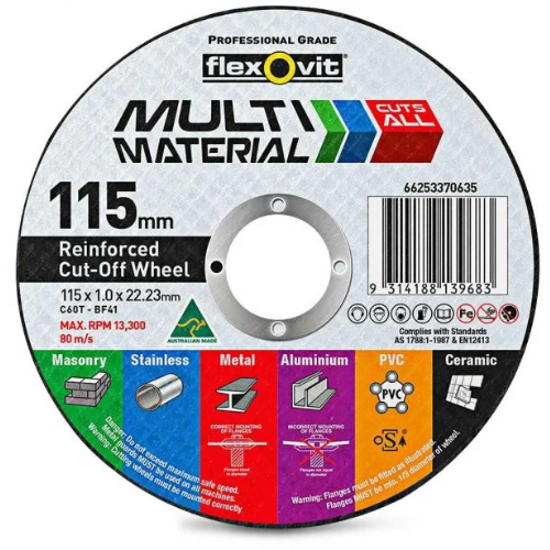 FlexOvit Multi-Material Cutting Wheel 4.5"