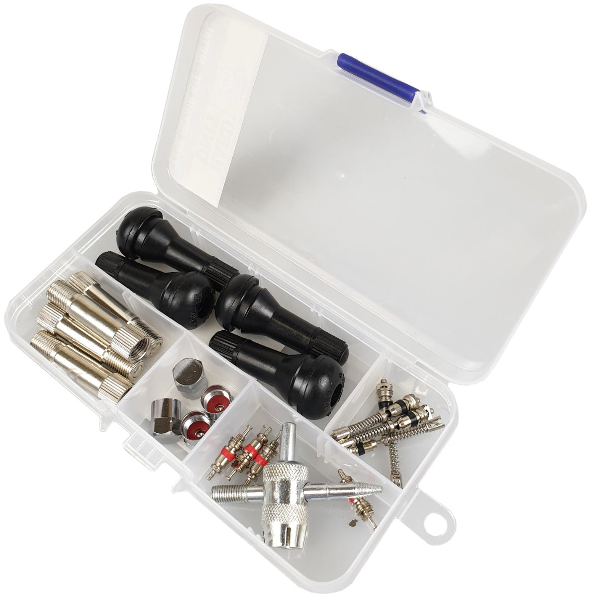 Tyre Valve Repair Kit Metal 21 Piece - Metal Caps & Extensions