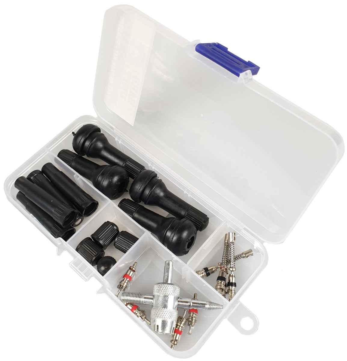 Tyre Valve Repair Kit Plastic 21 Piece - Plastic Caps & Extensions
