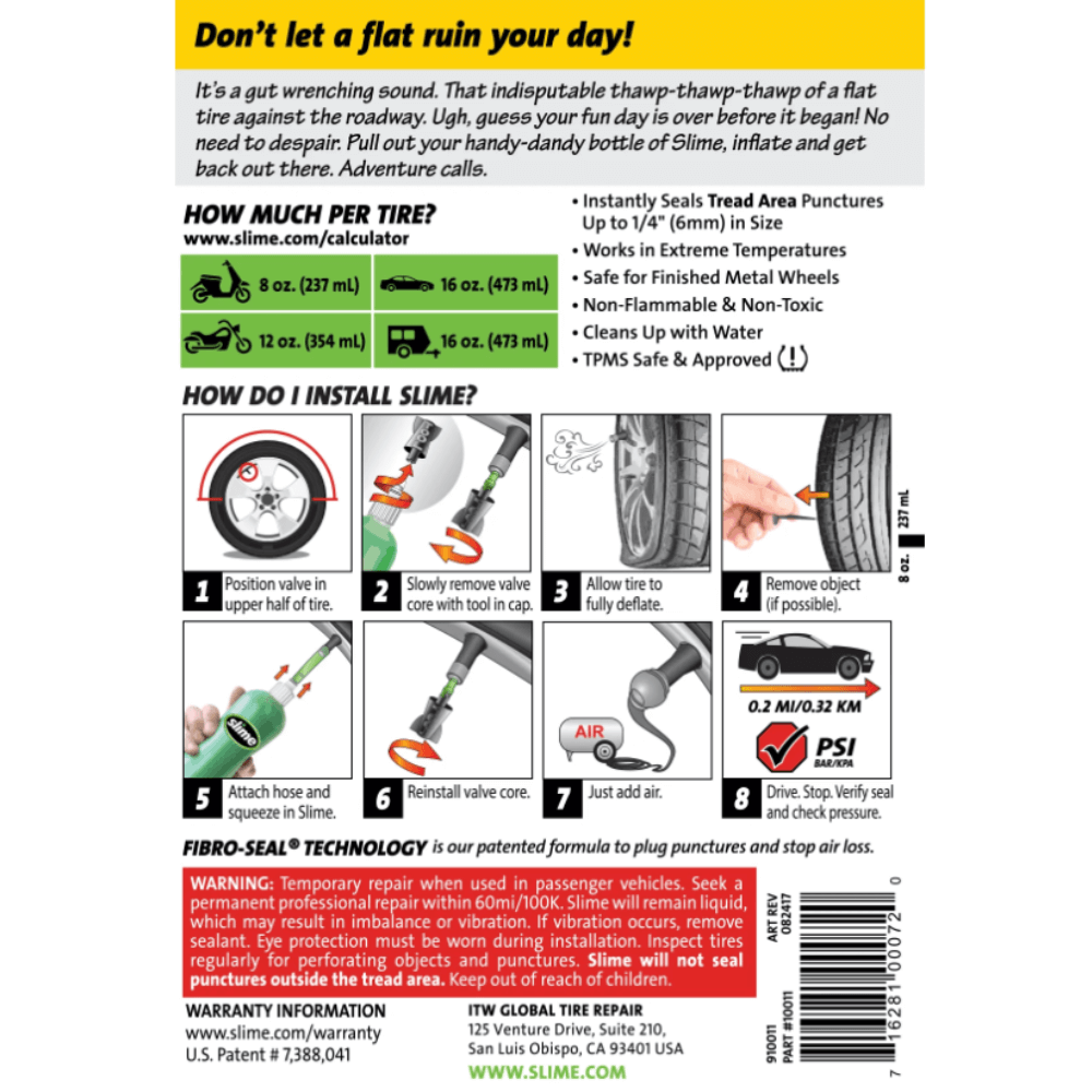 Slime Tubeless Sealant 473ml