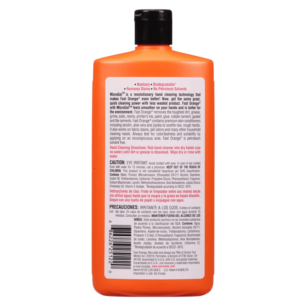 Fast Orange Hand Cleaner Pumice Grit 443ml