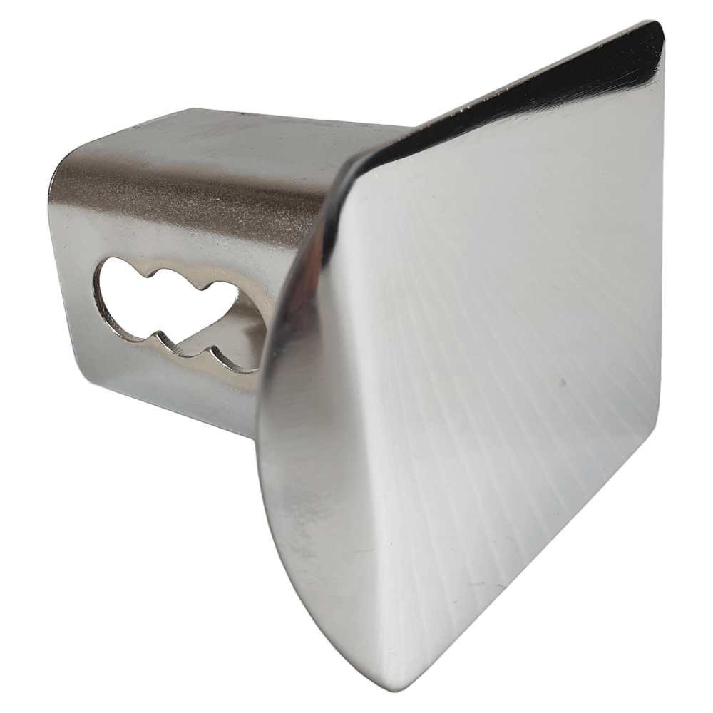 Tow Hitch Cover Metal Chrome
