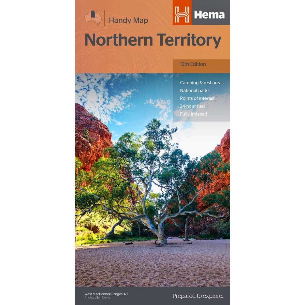 Hema Northern Territory Handy Map