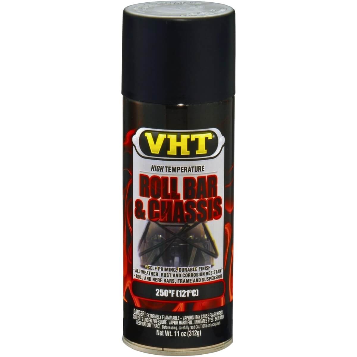 VHT High Temperature Roll Bar and Chassis Paint Satin Black 312g