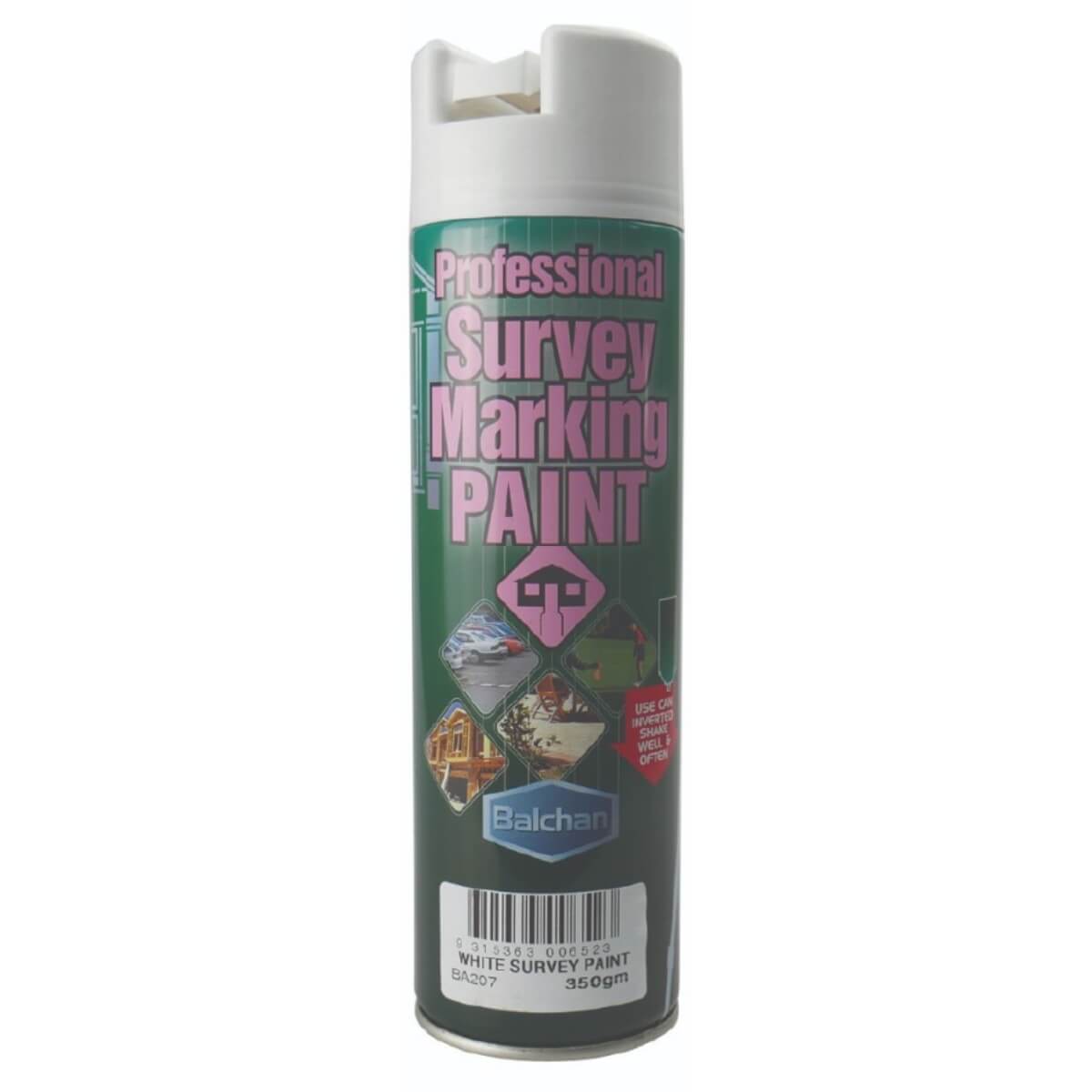 Balchan Professional Survey Marking Paint White 350g