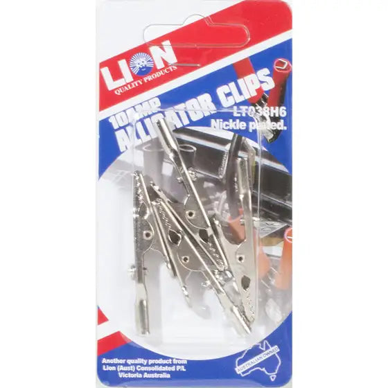Lion 10Amp Alligator Clips 4 pce