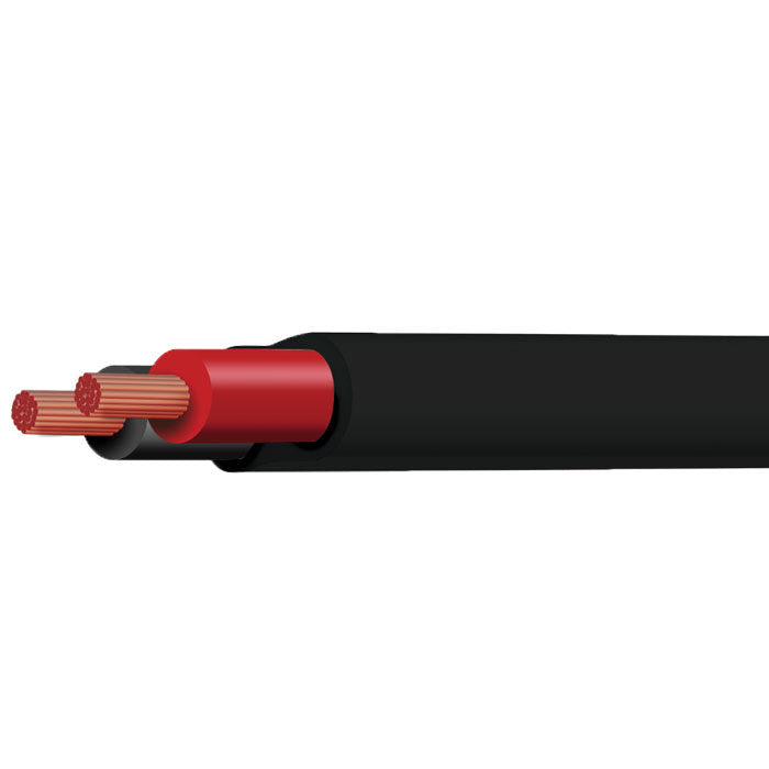 Auto Cable Twin Core Copper Black/Red 2mm 100m