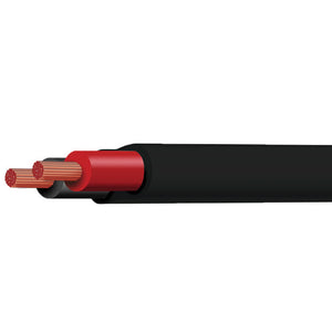 Auto Cable Twin Core Copper Black/Red 2mm 100m