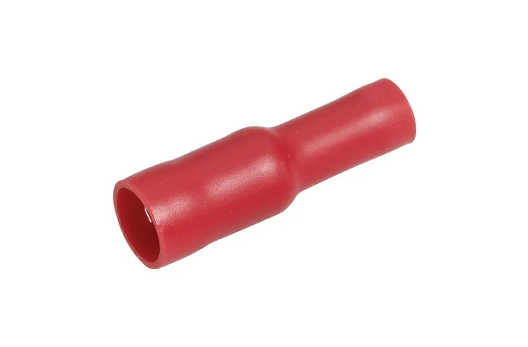 Narva 4.0mm Female Bullet Terminal Red (12 Pack)
