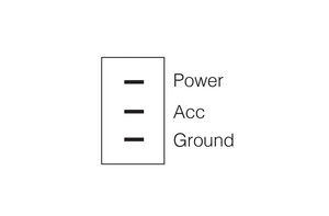 Narva Illuminated Off/On Toggle Switch Amber