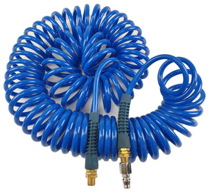 Recoil Pneumatic Spiral Air compressor Hose 3/8 Inch 15 Metres