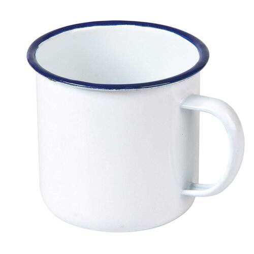 Campfire Enamel Mug White 10cm 700mL