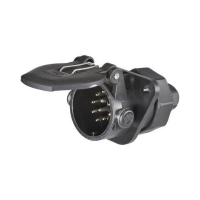Narva Euro Round Plastic Trailer Socket  24V 15 Pin Heavy-Duty