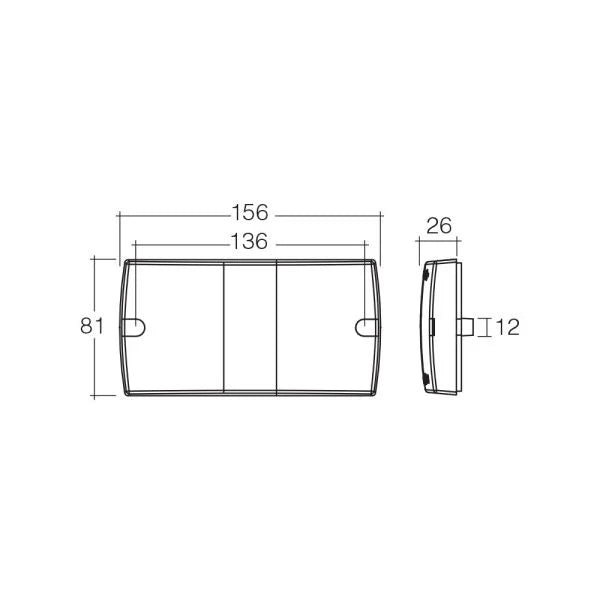 Narva 12 Volt L.E.D Slimeline Trailer Lamp Pack