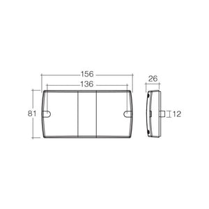 Narva 12 Volt L.E.D Slimeline Trailer Lamp Pack