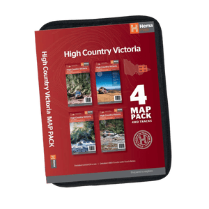 Hema The Victorian High Country 4 Map Pack