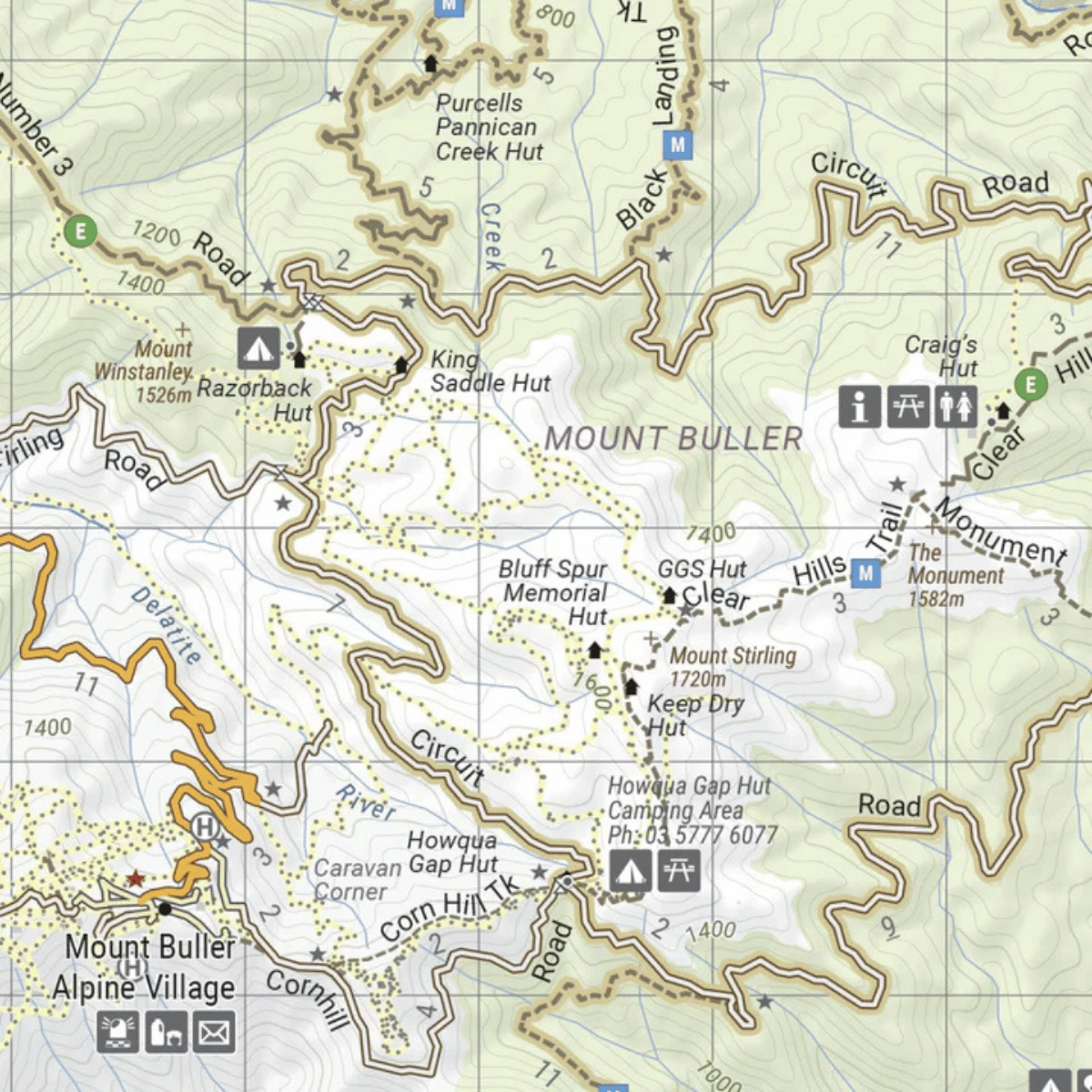 Hema The Victorian High Country 4 Map Pack