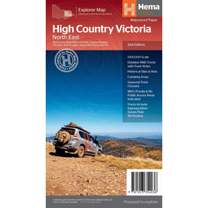 Hema The Victorian High Country 4 Map Pack
