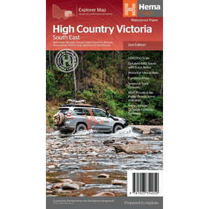 Hema The Victorian High Country 4 Map Pack