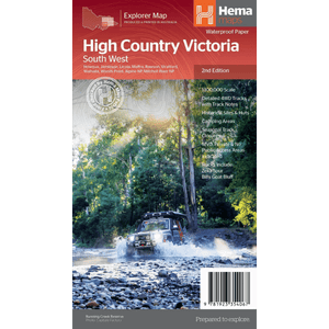 Hema The Victorian High Country 4 Map Pack