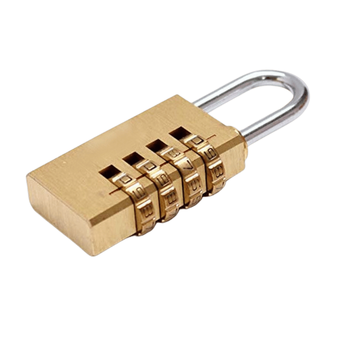 Heavy Duty Padlock 30mm with 4 Dial Combination
