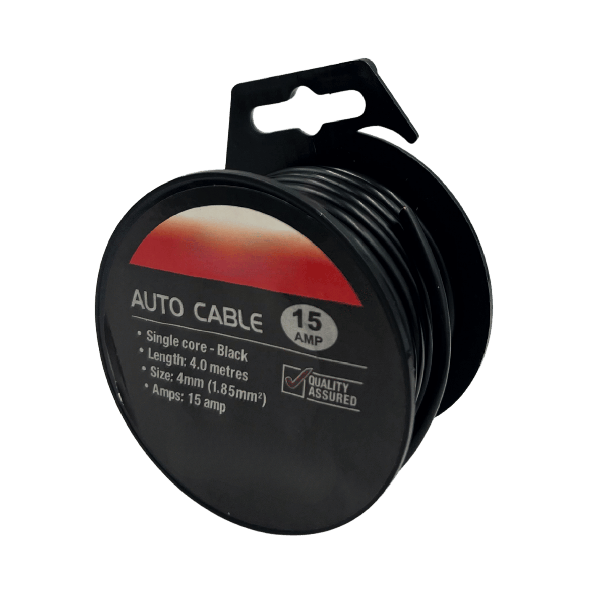Cable Automotive Single Core 4mm 15Amp 4Metre