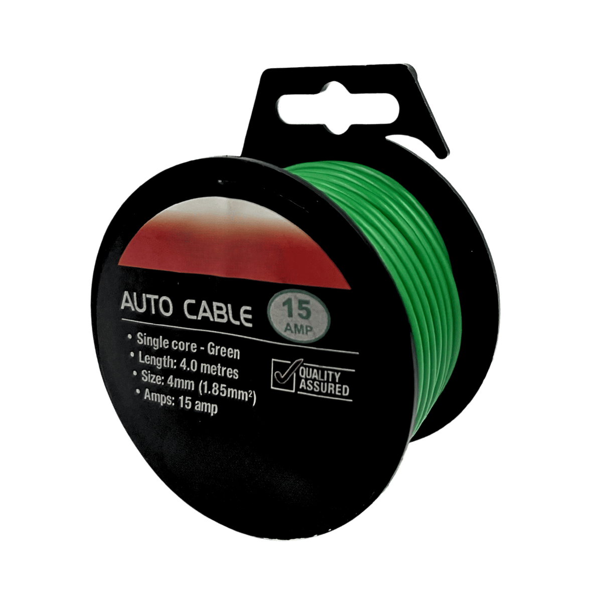 Cable Automotive Single Core 4mm 15Amp 4Metre