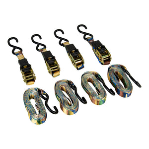 Camo Ratchet Tie Down Camouflage 25mm x 4m 4 Pack