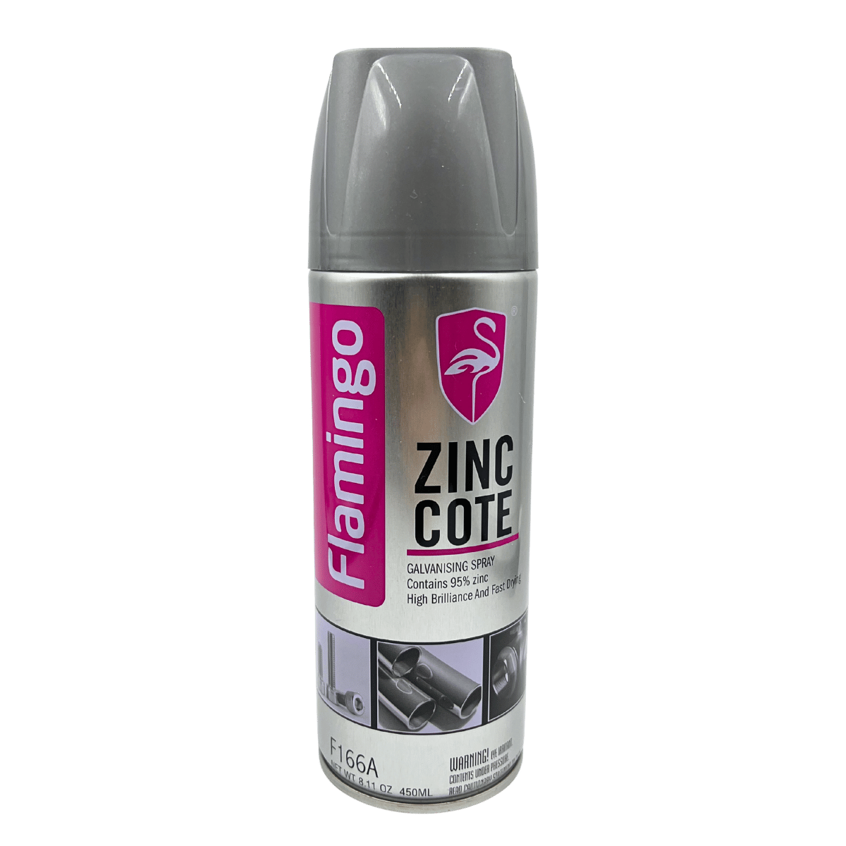 Flamingo Zinc Cote Galvanising Paint 450ml
