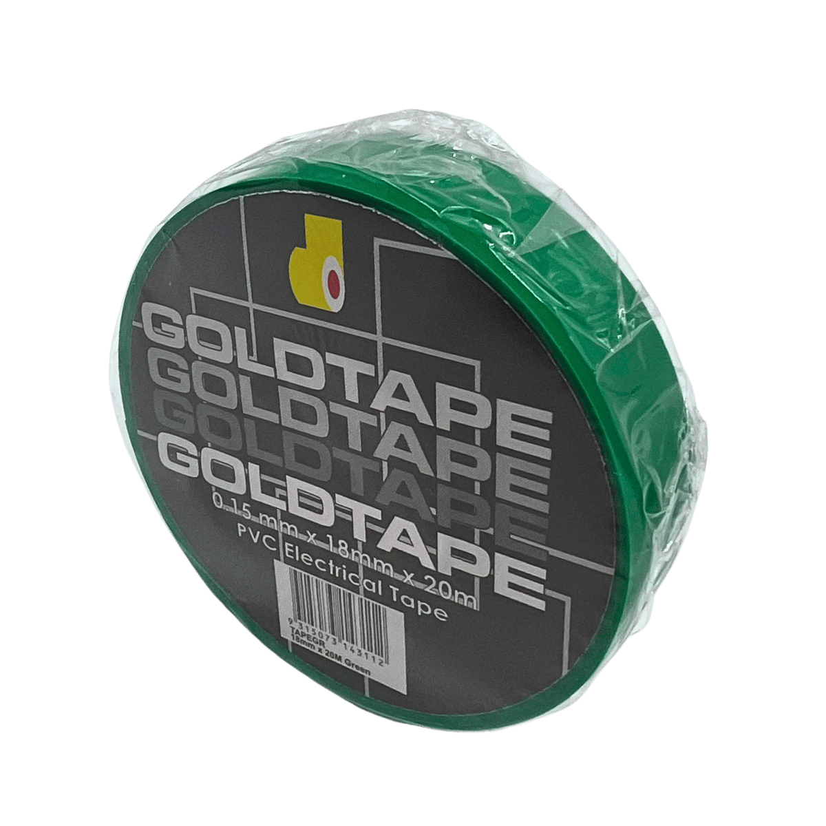 PVC Insulation Tape 18mm x 20m Green