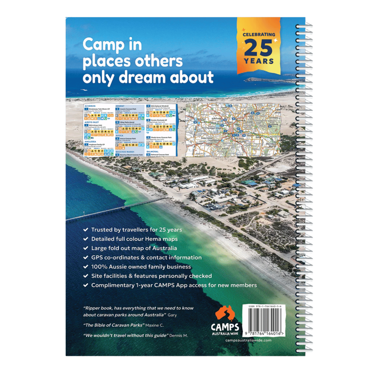 Hema Caravan Parks 7 Australia Wide Spiral Bound Guide