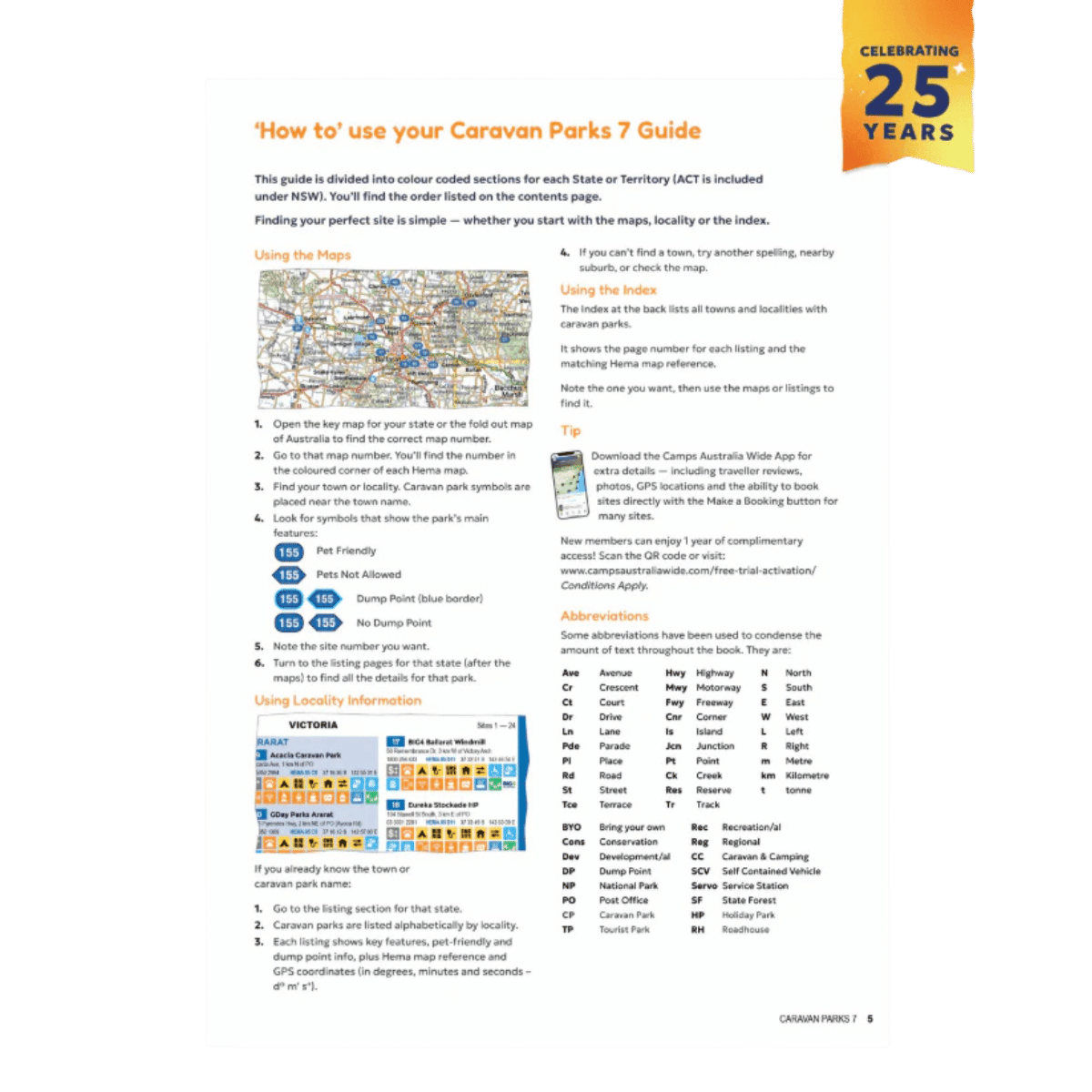 Hema Caravan Parks 7 Australia Wide Spiral Bound Guide
