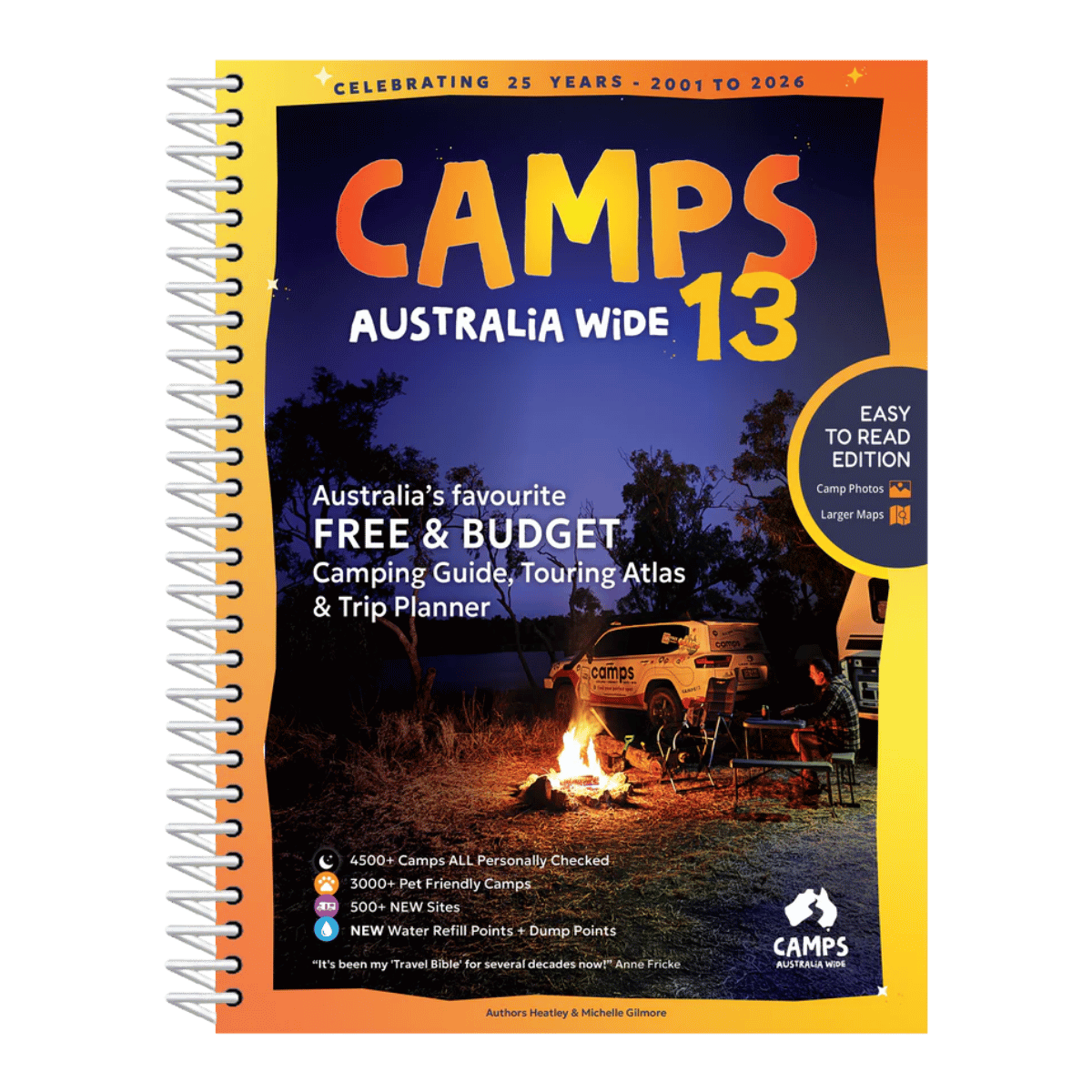 Hema Camps 13 Australia Wide Spiral Book Easy To Read Large