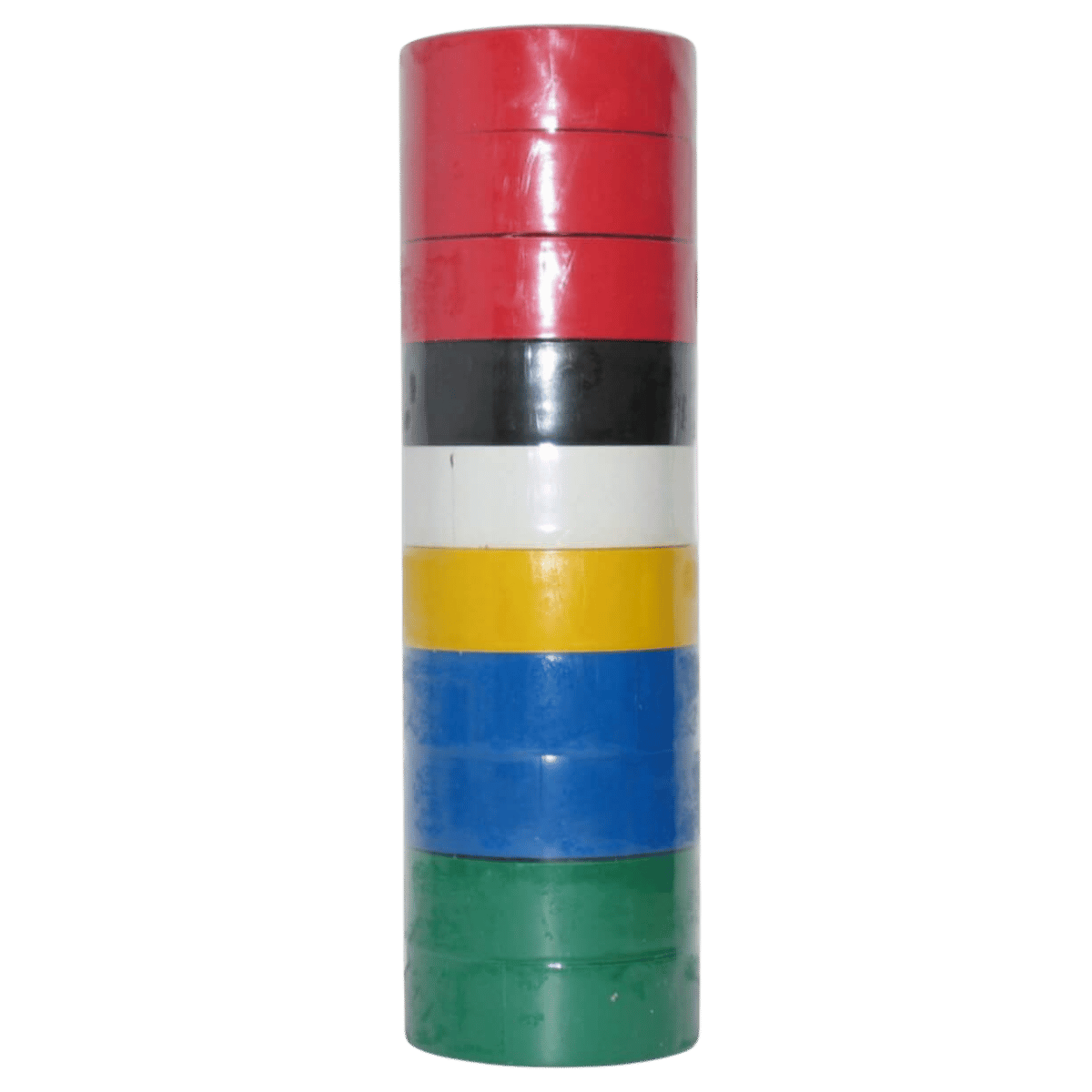Insulation Tape Rainbow PVC 10 Pack 18mm x 10m