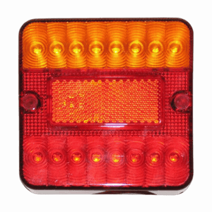 LED Trailer Light 12V 3 In 1 with Number Plate Light