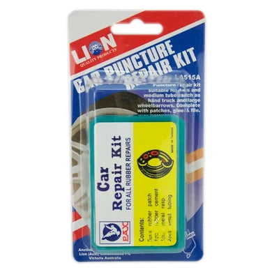 Lion Car Puncture Repair Kit 7 piece