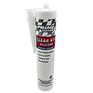 Prime Guard Clear RTV Silicone Adhesive Sealant 328ml